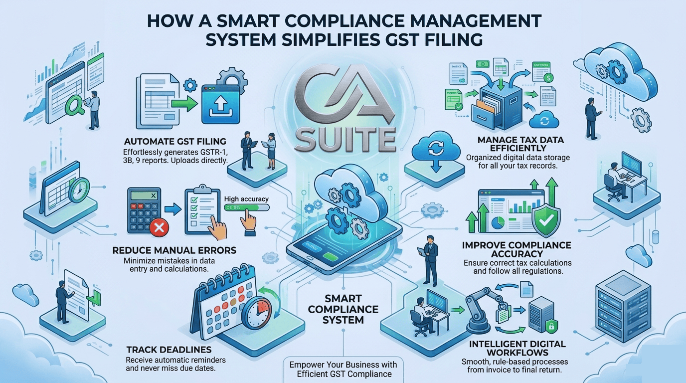 How a Smart Compliance Management System Simplifies GST Filing