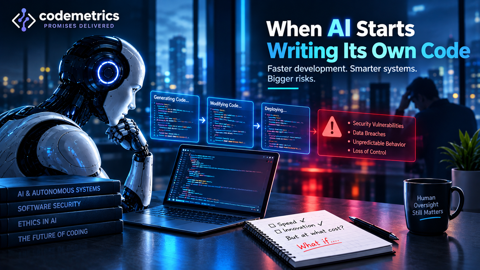 When AI Writes the Code: Who will have the final control over the software ?